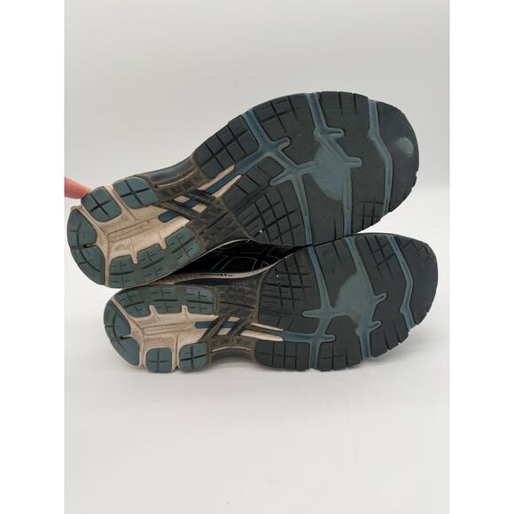 Asics Gel Kayano 26 Running Shoes Midnight Grey Floss 1011A541 Mens Size 13 Wide - Picture 6 of 6